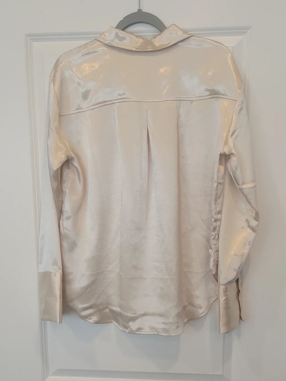 Free People Shooting For The Moon Button Down Shirt Tea Champagne Small